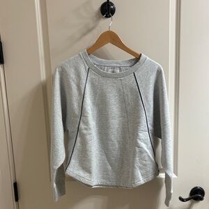 NWT Lou & Grey Piped Elite Sweatshirt   Size XS